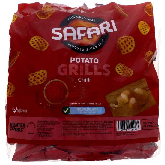 Picture of Safari Chilli Flavour Potato Grills 24 x 15g