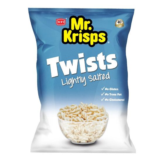 Picture of Mr. Krisps Twists Salted Potato Crunches 80g