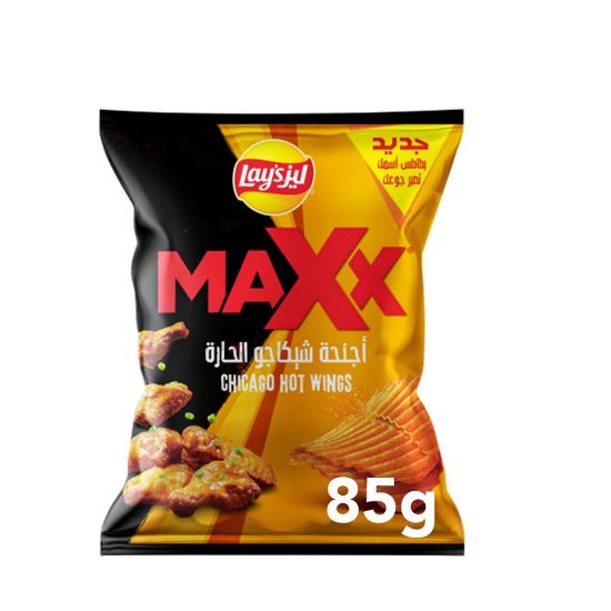 Picture of Lay's Max Chicago Hot Wings Chips 85 g