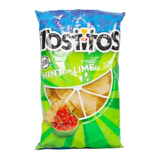 Picture of Tostitos Tortilla Chips Hint Of Lime 283g