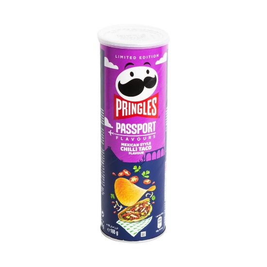 Picture of Pringles Passport Mexican Chilli Taco Flavour 165 g