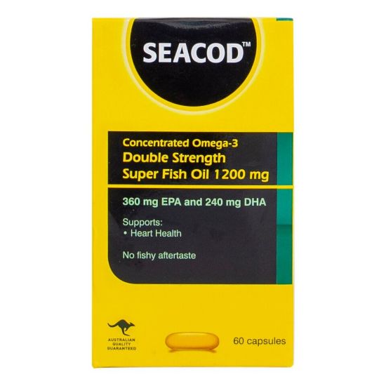 Picture of Seacod Double Strength Super Fish Oil Capsules 60pcs