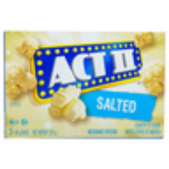 Picture of Act II Microwave Popcorn Salted 255g(N)