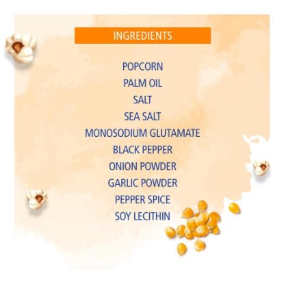 Picture of American Garden Microwave Sea Salt & Pepper Popcorn Gluten Free 273g(N)