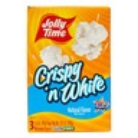 Picture of Jolly Time Crispy 'n White Microwave Natural Flavour Popcorn 99g(N)