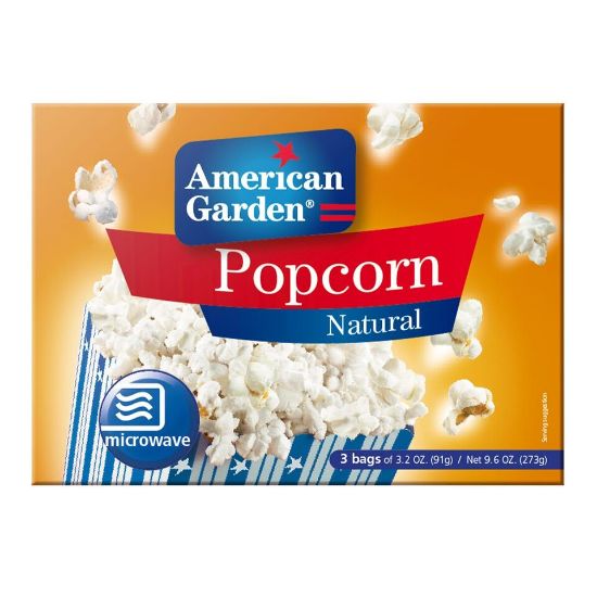 Picture of American Garden Microwave Natural Popcorn Gluten Free 273g(N)