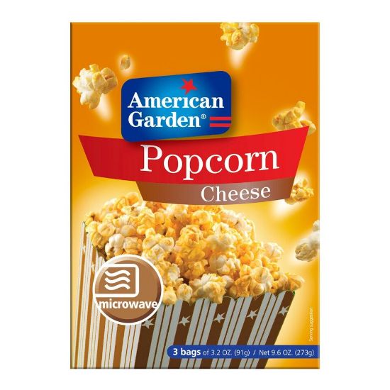 Picture of American Garden Microwave Cheese Popcorn Gluten Free 273g(N)