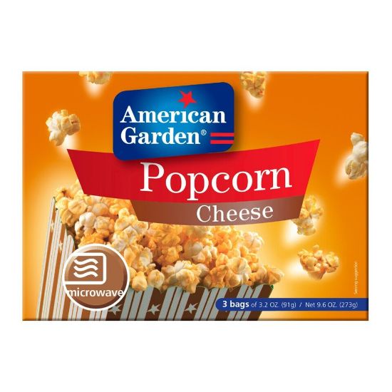 Picture of American Garden Microwave Cheese Popcorn Gluten Free 273g(N)