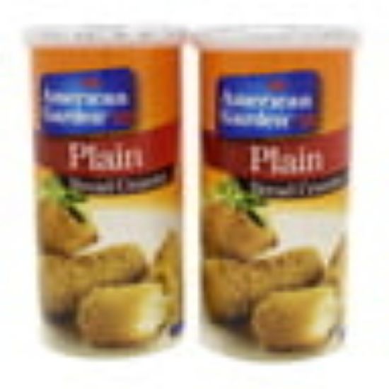 Picture of American Garden Plain Bread Crumbs 2 x 425g(N)