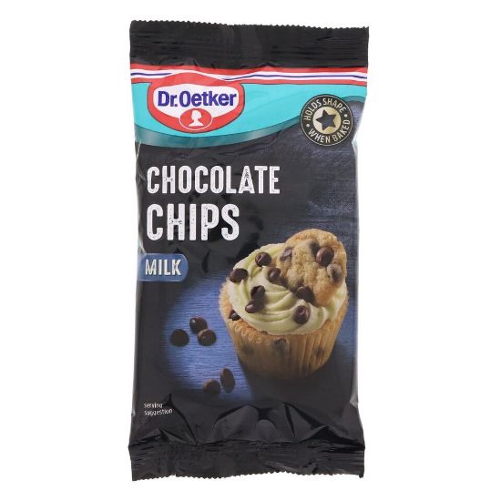 Picture of Dr.Oetker Milk Chocolate Chips 100g(N)