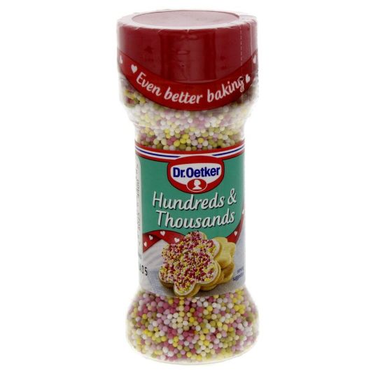 Picture of Dr.Oetker Hundreds & Thousands Coloured Sugar Balls 65 Gm(N)