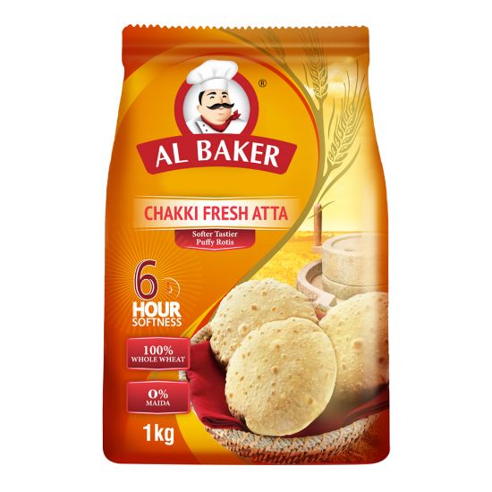 Picture of Al Baker Chakki Fresh Atta 1kg(N)