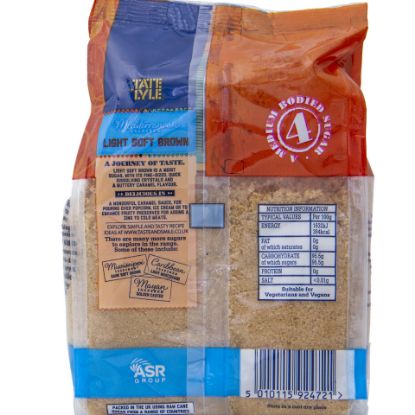 Picture of Tate Lyle Mediterranean Inspired Light Soft Brown Sugar 500g(N)