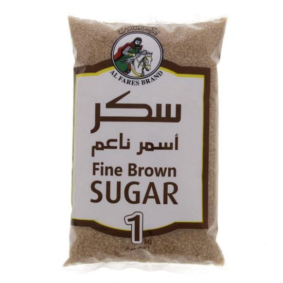 Picture of Al Fares Brand Fine Brown Sugar 1kg(N)