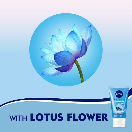 Picture of Nivea Face Wash Refreshing Lotus Flower Normal Skin Value Pack 2 x 150ml