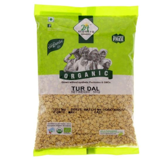 Picture of 24 Mantra Organic Tur Dal 500g(N)