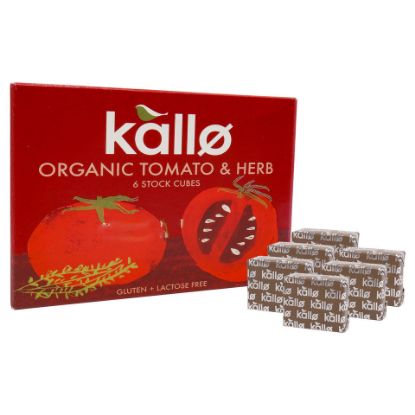 Picture of Kallo Organic Tomato & Herb 6 Stock Cube 66g