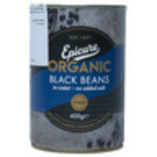 Picture of Epicure Organic Black Beans 400g(N)