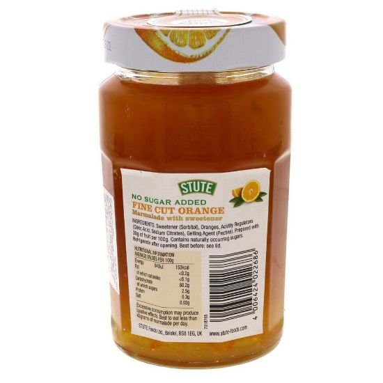 Picture of Stute Diabetic Fine Cut Orange Marmalade 430g(N)