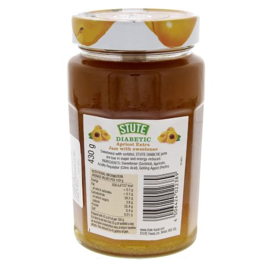 Picture of Stute Diabetic Apricot Extra Jam 430g(N)