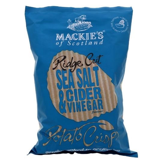 Picture of Mackies Ridge Cut Sea Salt & Cider Vinegar Potato Crisps 150 g