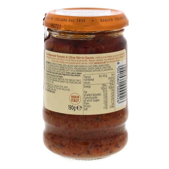 Picture of Sacla Intenso Pasta Sauce 190g