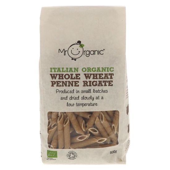 Picture of Mr.Organic Italian Organic Whole Wheat Penne Rigate Pasta 500g(N)