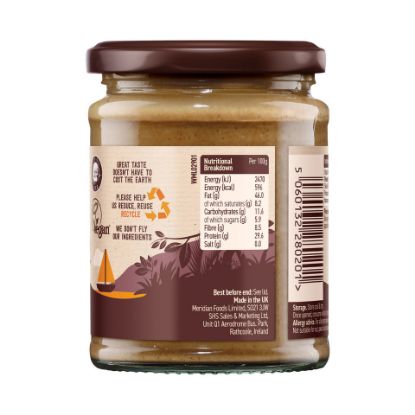 Picture of Meridian Organic Smooth Peanut Butter 280g(N)