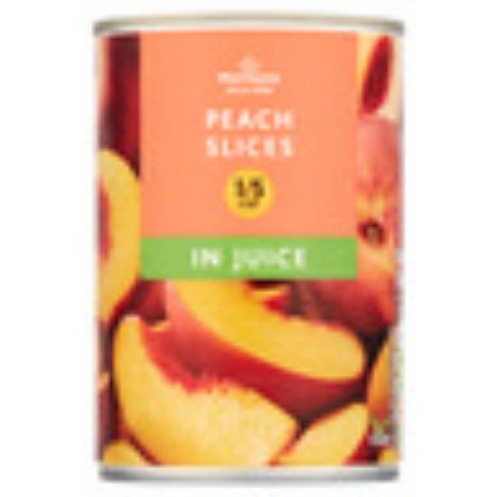 Picture of Morrisons Peach Slices in Juice 410g(N)