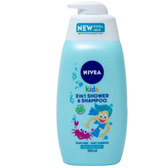 Picture of Nivea Kids 2in1 Shower & Shampoo Magic Apple 500ml