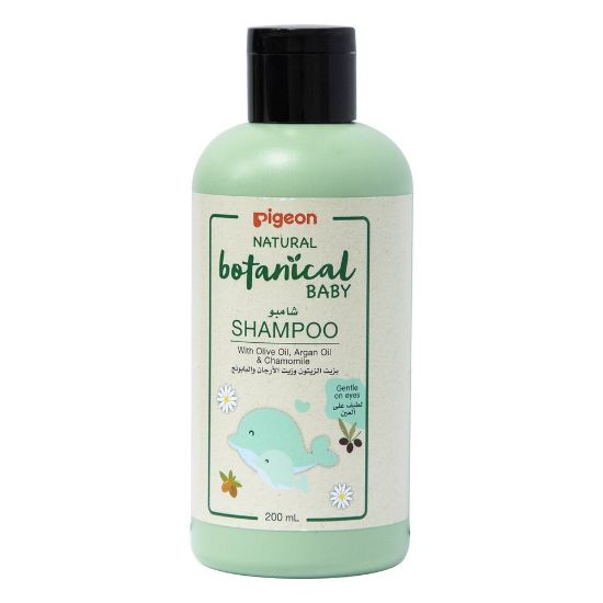 Picture of Pigeon Natural Botanical Baby Shampoo With Olive Oil , Argan Oil & Chamomile 200ml