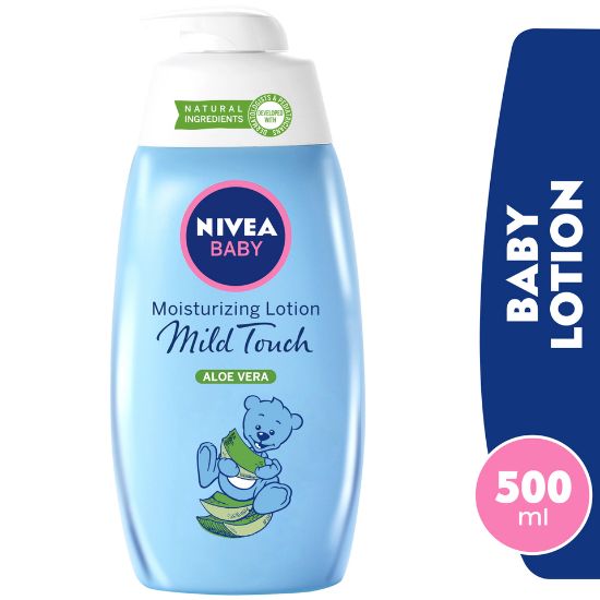 Picture of Nivea Baby Moisturizing Lotion Mild Touch Aloe Vera 500ml