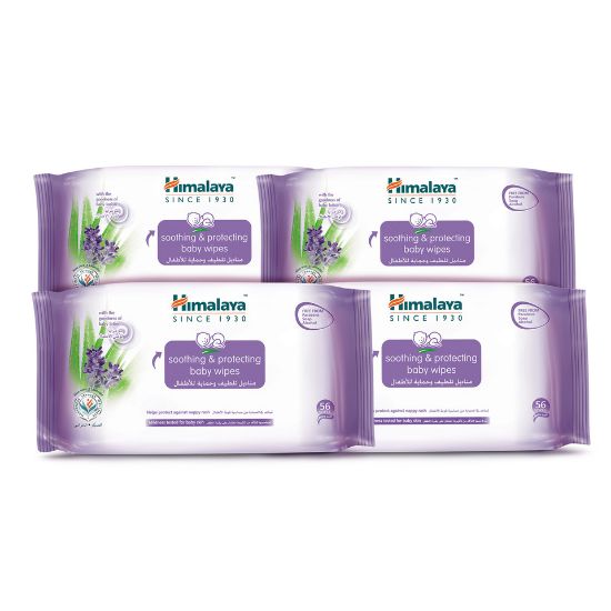 Picture of Himalaya Baby Wipes Soothing & Protecting 56pcs 2+2