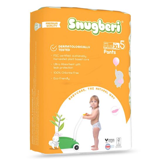 Picture of Snugberi Baby Diaper Pants Size 5, XL 11-18kg 54pcs