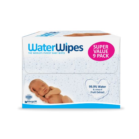 Picture of Water Wipes Fruit Extract Baby Wipes 9 x 60pcs