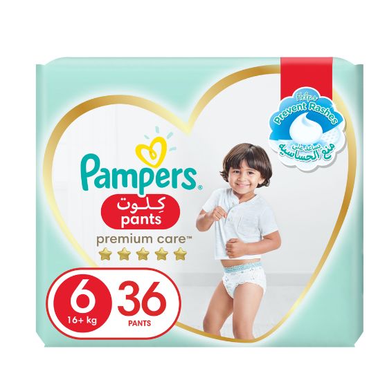 Picture of Pampers Premium Care Pants Diapers Size 6, 16+kg 36 pcs