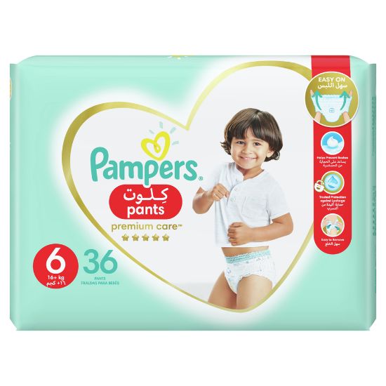 Picture of Pampers Premium Care Pants Diapers Size 6, 16+kg 36 pcs