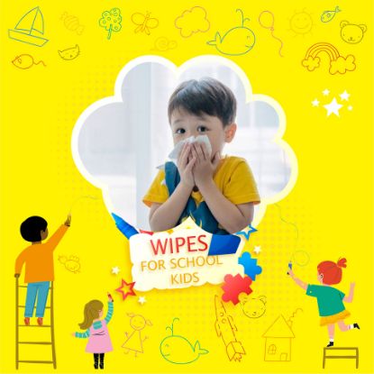 Picture of Cool & Cool Kids Wipes 10 pcs