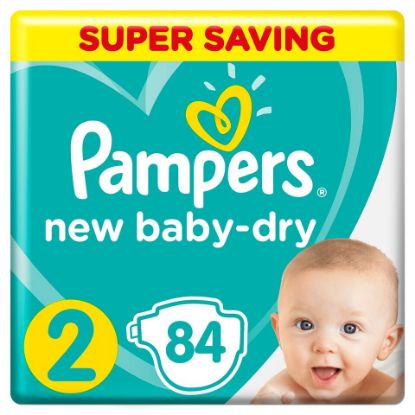 Picture of Pampers New Baby Dry Diaper Size 2 3-6kg 84pcs