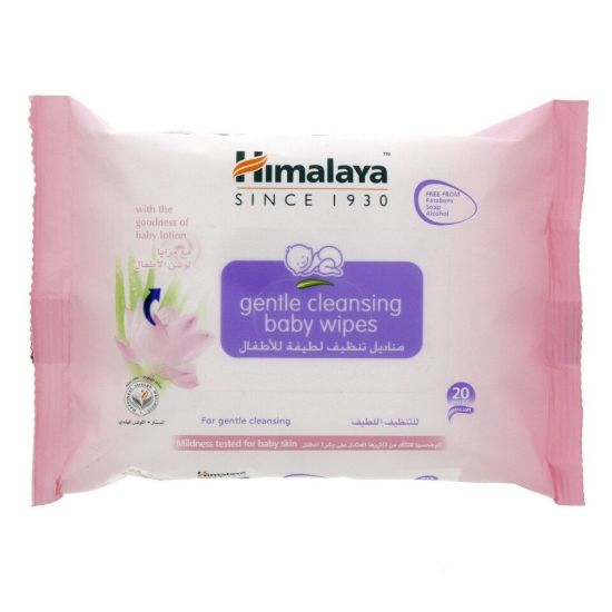 Picture of Himalaya Herbals Gentle Cleansing Baby Wipes 20pcs