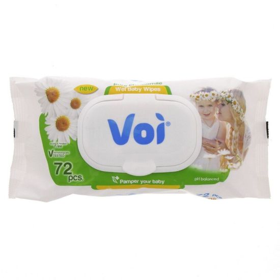 Picture of Voi Baby Wet Wipes Pure Chamomile 1pkt 72 pcs