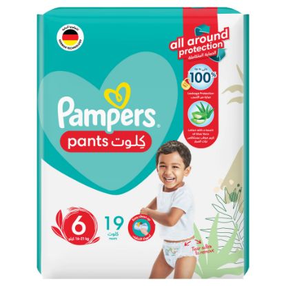 Picture of Pampers Baby-Dry Pants Diapers Size 6, 16-21kg 19pcs