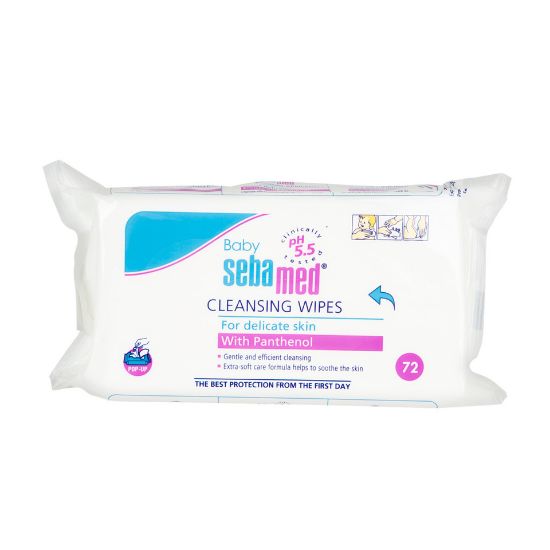 Picture of Sebamed Baby Cleansing Wipes 4 x 72pcs