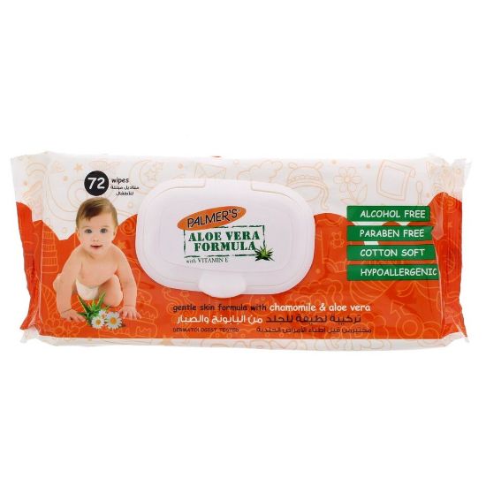 Picture of Palmers Baby Wipes Chamomile & Aloe Vera 72pcs