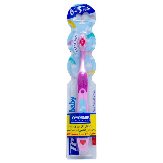 Picture of Trisa Baby Toothbrush Extra Soft 0-3 Years 1pc