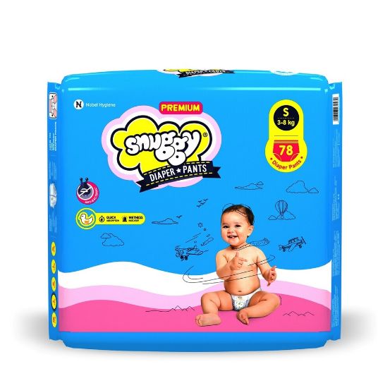 Picture of Snuggy Premium Diaper Pants 3-8kg Small 78pcs