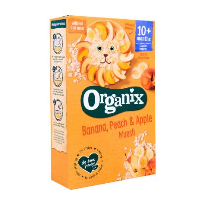 Picture of Organix Baby Food Muesli Banana, Peach & Apple From 10+ Months 200g