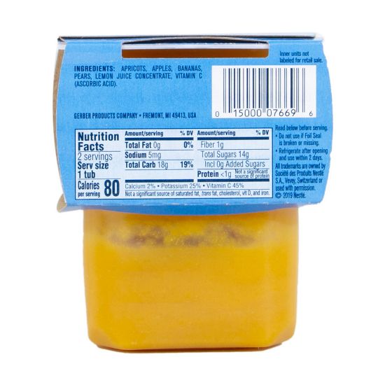 Picture of Gerber Baby Food Apricot Mixed Fruit 226g