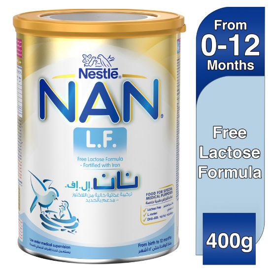 Picture of Nestle  L.F. Lactose Free Infant Formula From Birth to 12 Months 400g