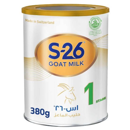 Picture of Nestle S26 Goat Milk Stage 1 Infant Formula From 0-6 Months 380g